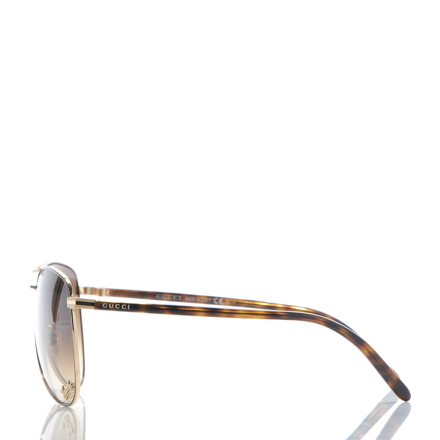 Gucci Aviator Sunglasses 4209/S Gold 3 of 8