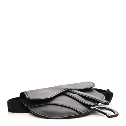 Christian Dior Ultra Matte Calfskin Saddle Belt Bag Black 4 of 10