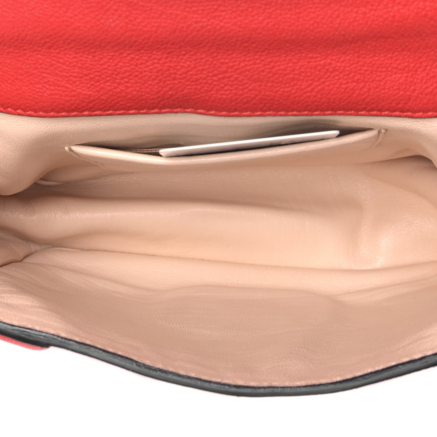Goatskin Small Elsie Shoulder Bag Red