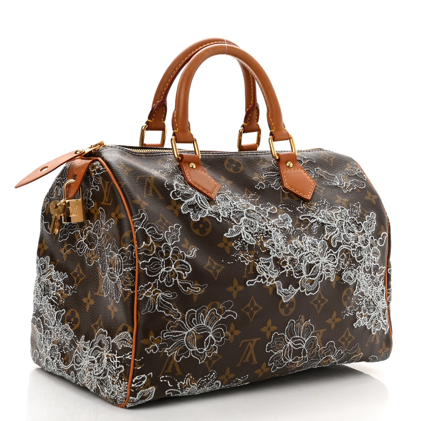 Monogram Dentelle Speedy 30 Silver