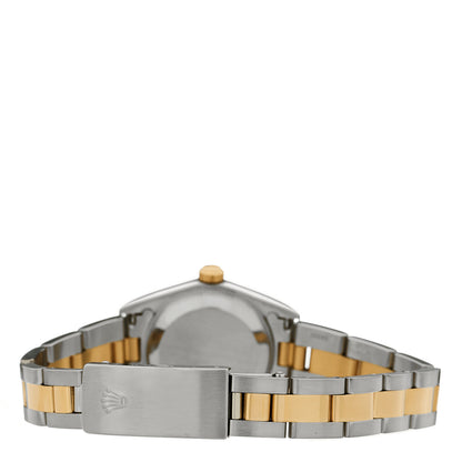 Rolex Stainless Steel 18K Yellow Gold 24mm Oyster Perpetual Watch White Roman 76183 3 of 5