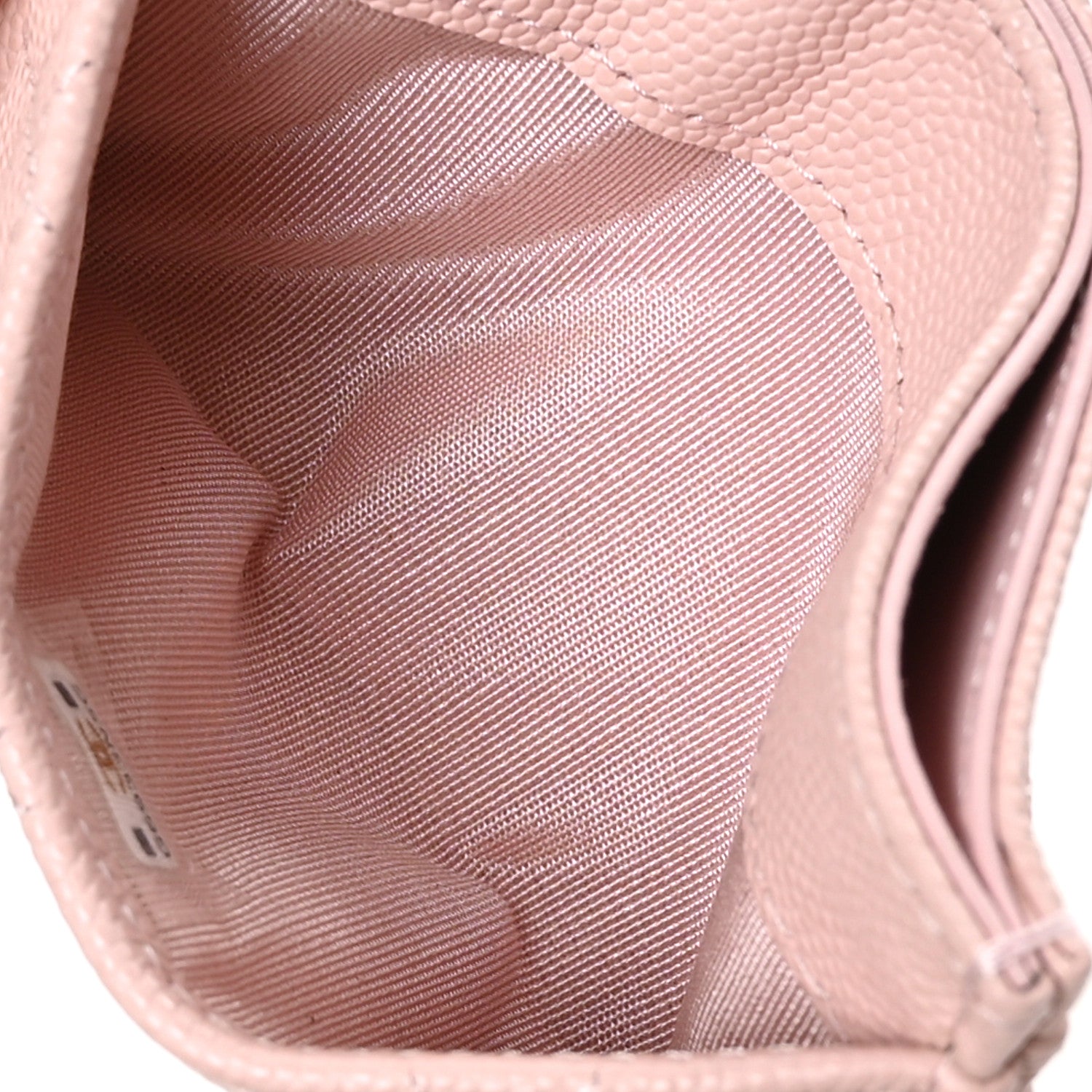 Chanel Caviar Quilted Card Holder Light Pink 5 of 10