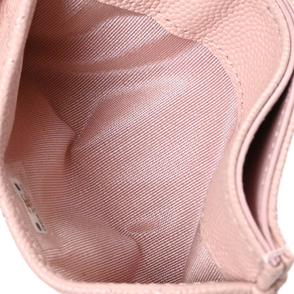 Chanel Caviar Quilted Card Holder Light Pink 5 of 10