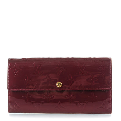 Louis Vuitton Vernis Sarah Wallet Rouge Fauviste 1 of 7