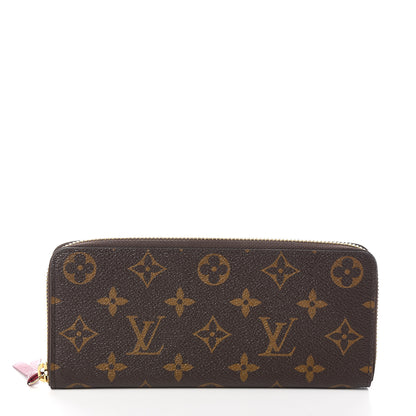 Louis Vuitton Monogram Clemence Wallet Fuchsia 1 of 7