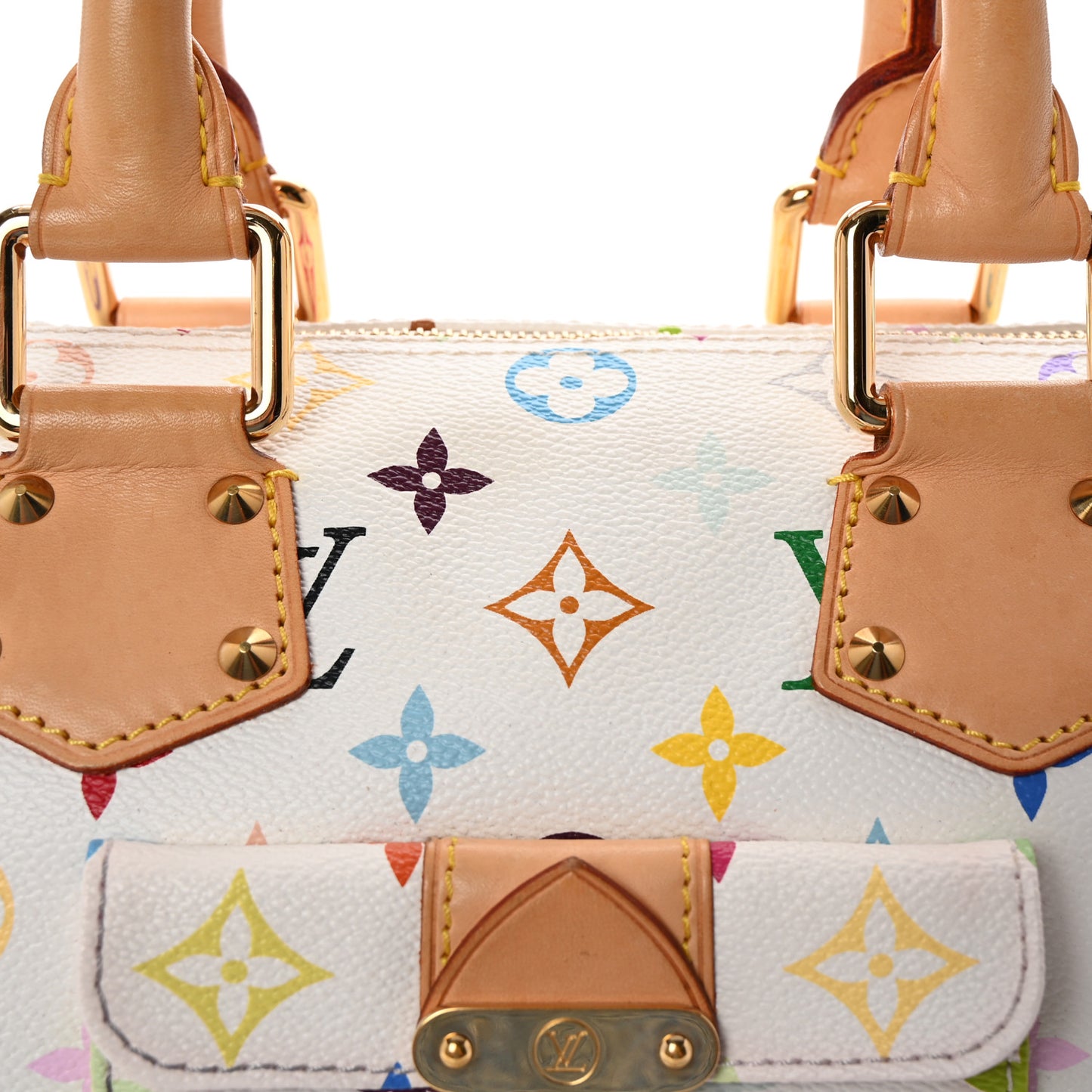 Monogram Multicolor Speedy 30 White