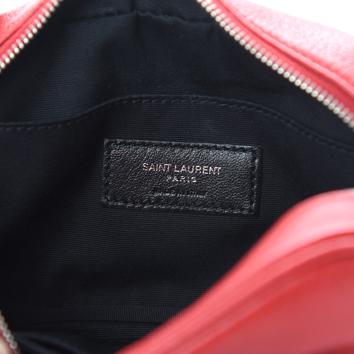 Lambskin Monogram Lou Belt Bag Red