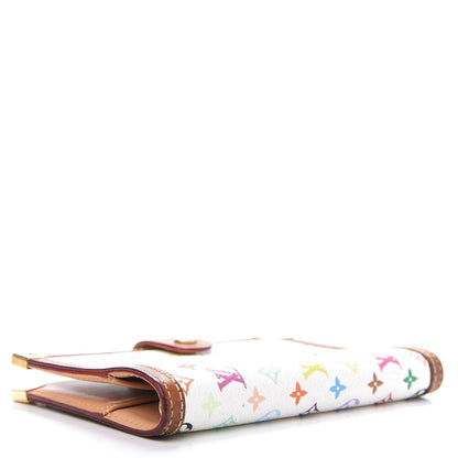 Louis Vuitton Monogram Multicolor Small Ring Agenda Cover White 4 of 9