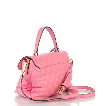 Miu Miu Nappa Padded Top Handle Bag Geranio 3 of 8