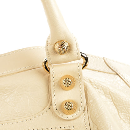 Balenciaga Agneau Giant 12 Gold Hardware City Blanc Creme Light Craie 8 of 12