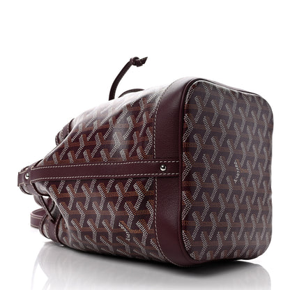 Goyard Goyardine Petit Flot Bucket Bag PM Burgundy 4 of 8