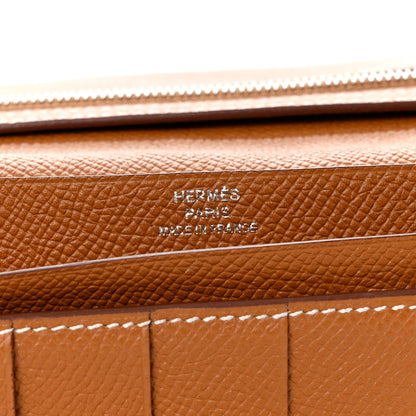 Hermes Epsom Bearn Gusset Wallet Gold 6 of 6