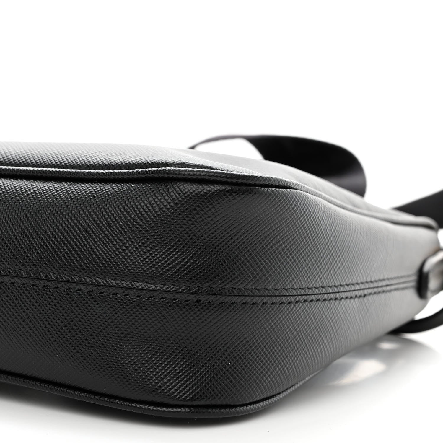 Prada Saffiano Lux Re-Edition 2005 Shoulder Bag Black 12 of 12