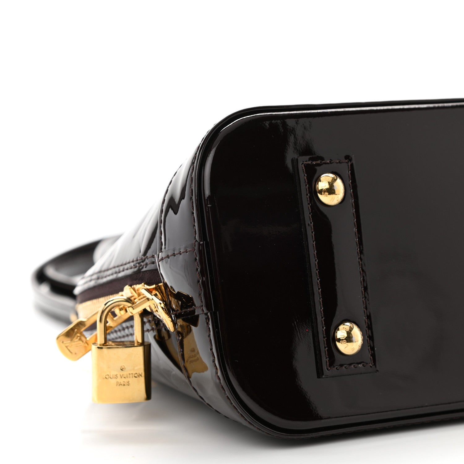 Louis Vuitton Vernis Alma BB Amarante 10 of 10