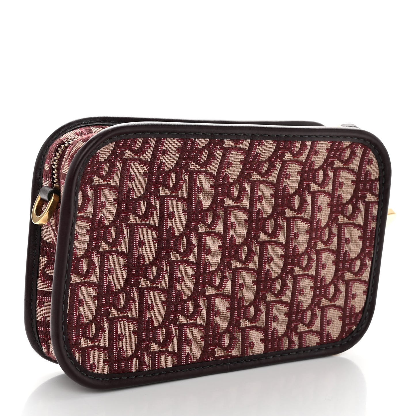 Oblique Diorquake Clutch Burgundy