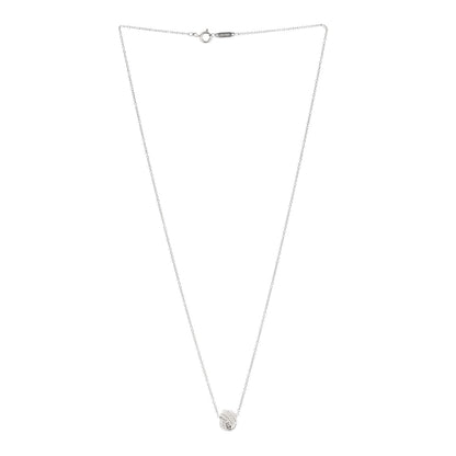Tiffany Sterling Silver Twist Knot Pendant Necklace 3 of 5