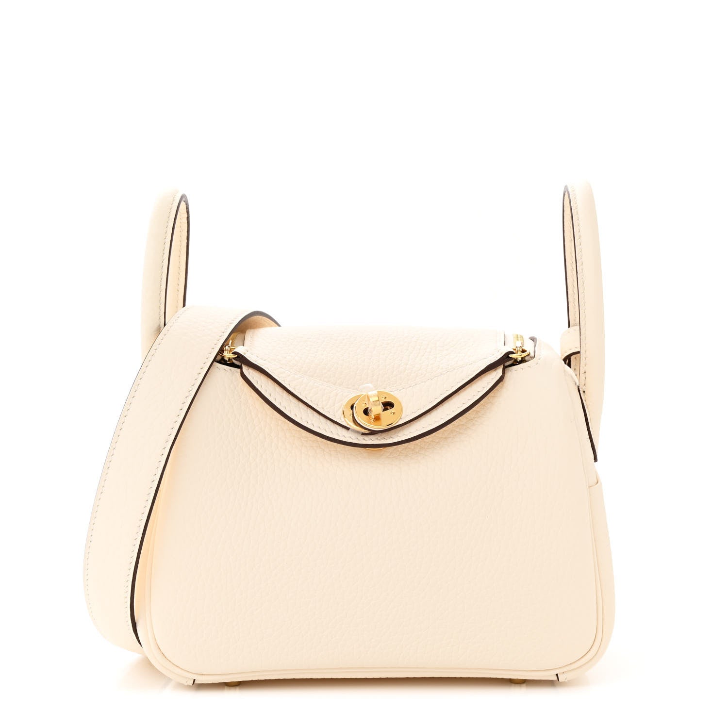 Hermes Taurillon Clemence Mini Lindy 20 Nata 1 of 11