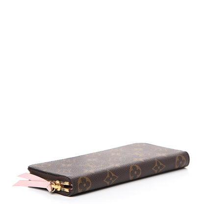 Louis Vuitton Monogram Clemence Wallet Rose Ballerine 3 of 7