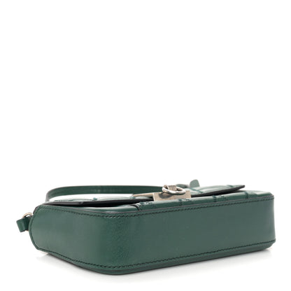 Givenchy Goatskin Quilted GV3 Mini Pocket Convertible Bag Green Forest 4 of 10