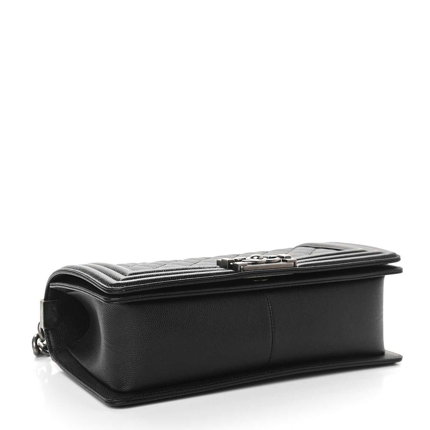 Caviar Quilted Medium Boy Flap Black