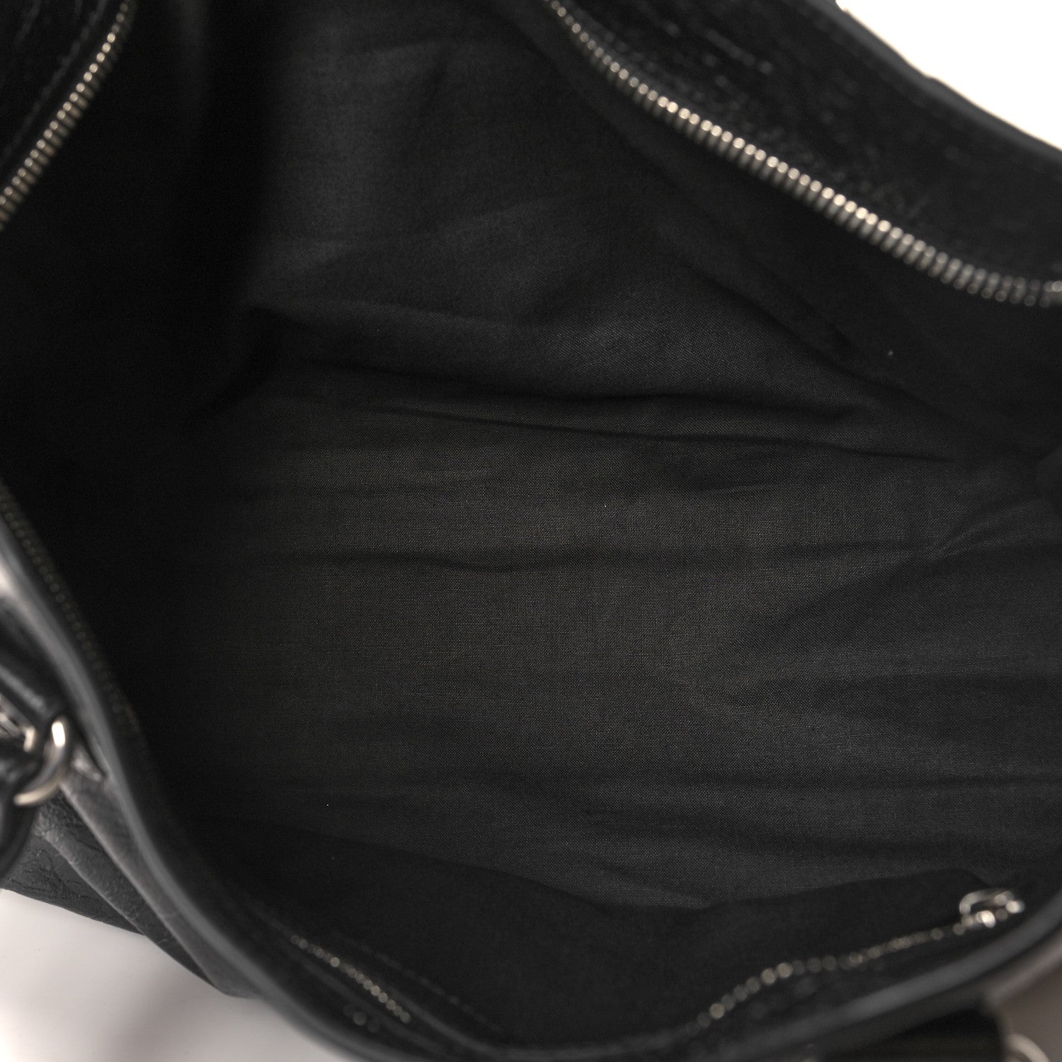 Balenciaga Agneau Arena Silver Hardware Medium Le City Black 5 of 10