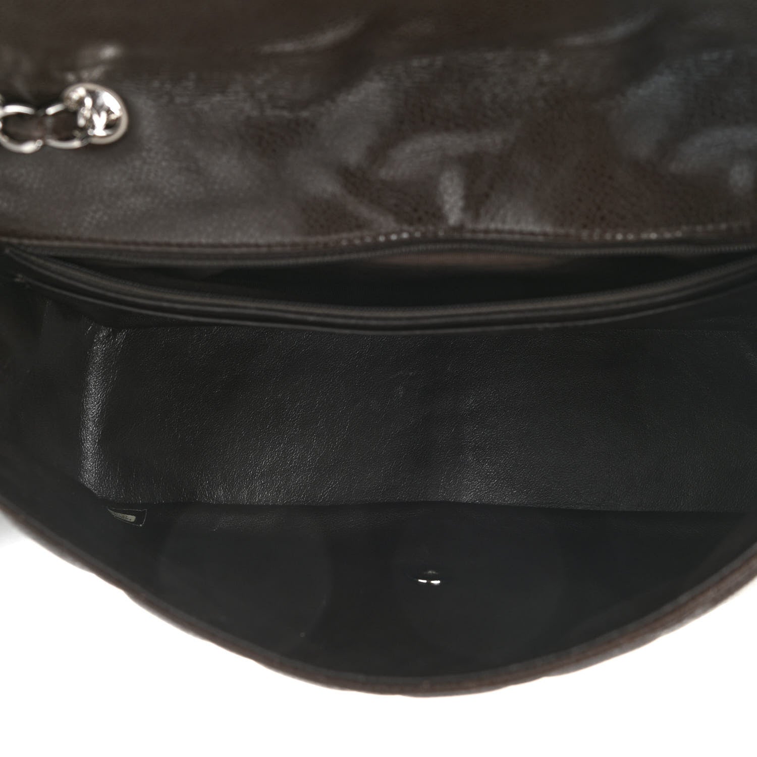 Chanel Caviar Quilted Jumbo Single Flap Brown 4 of 12