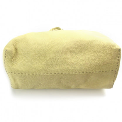 Fendi Calfskin Romano Selleria Shopper Tote Buttercream 4 of 9
