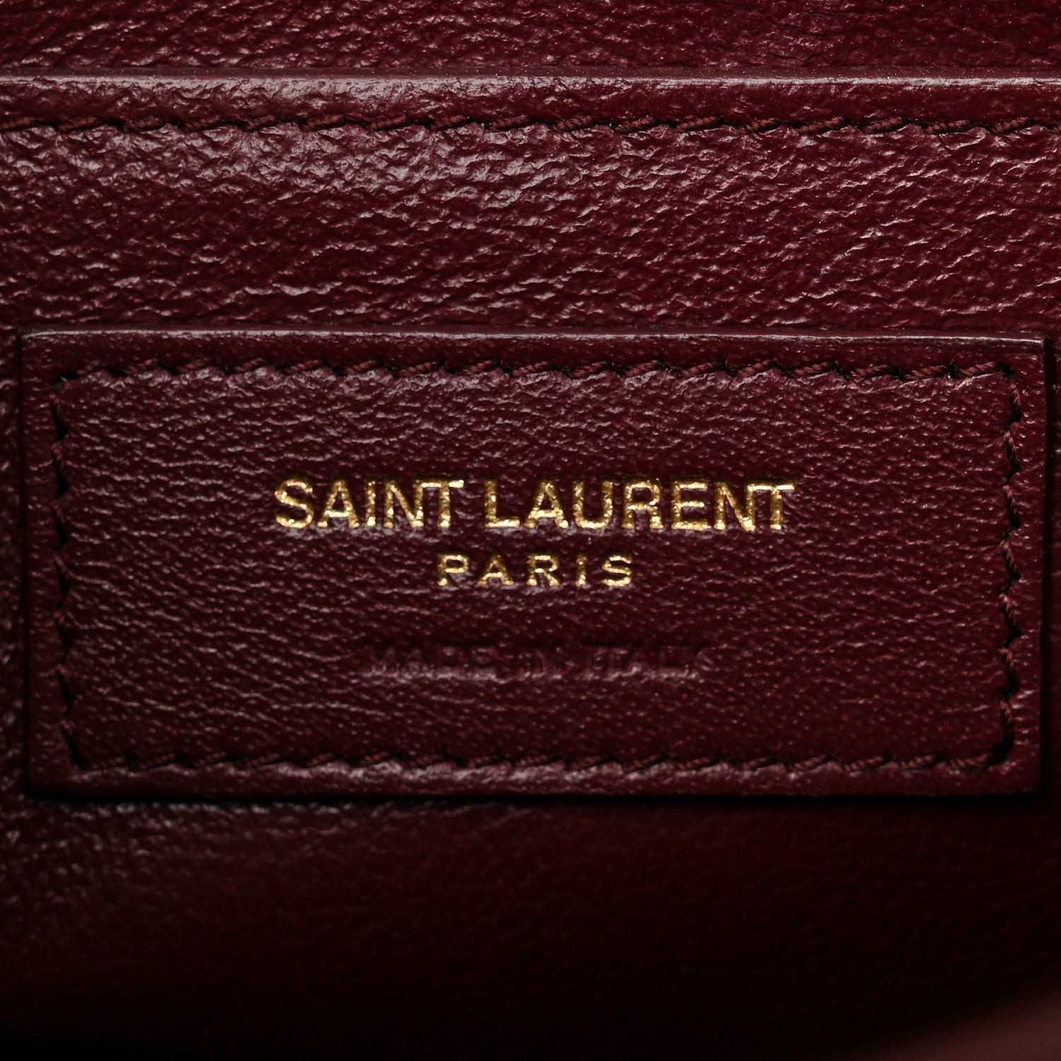 Saint Laurent Smooth Calfskin Medium Classic Monogram Cassandra Top Handle Crema Soft Rouge Legion 6 of 15