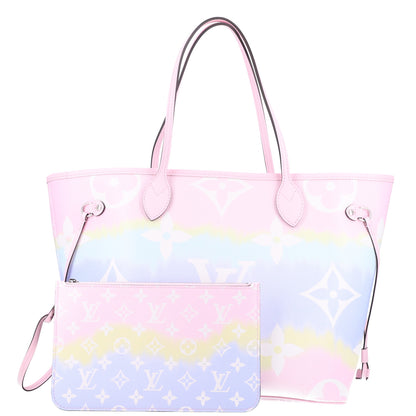 Louis Vuitton Monogram Escale Neverfull MM Pastel 2 of 9