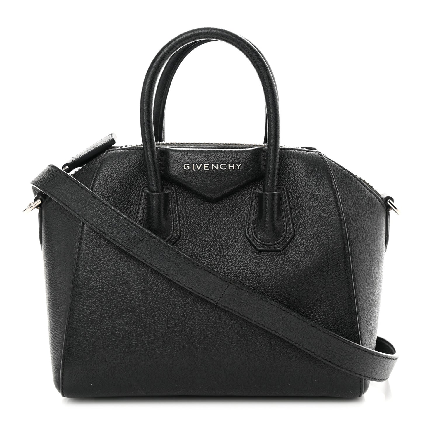 Sugar Goatskin Mini Antigona Black