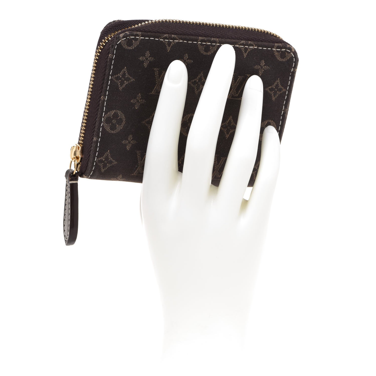 Louis Vuitton Monogram Idylle Zippy Coin Purse Fusain 2 of 12