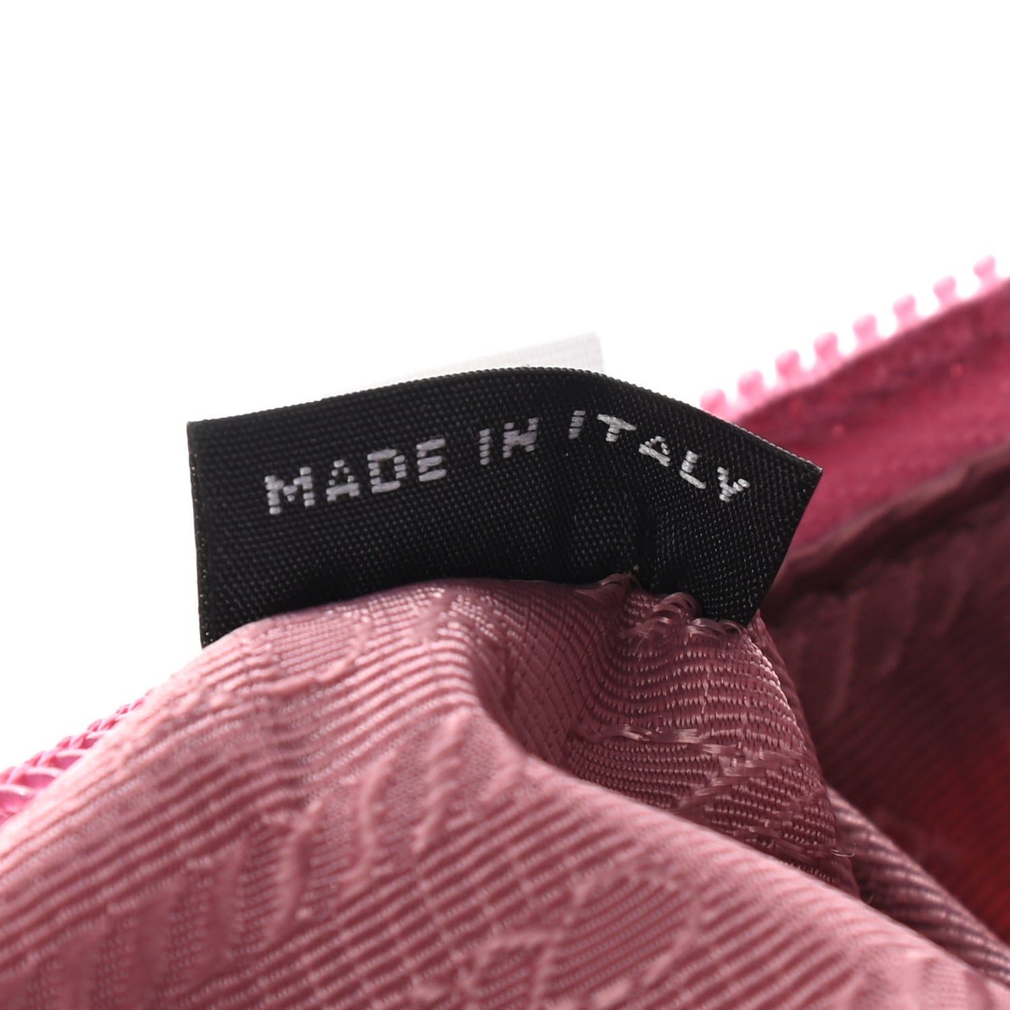Tessuto Nylon Saffiano Mini Re-Edition 2000 Bag Rosa