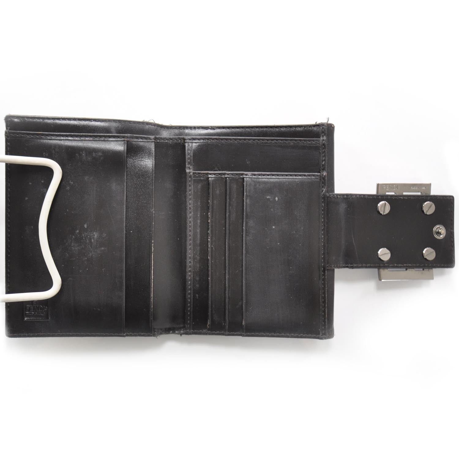 Fendi Zucca Compact Wallet Tobacco 6 of 9