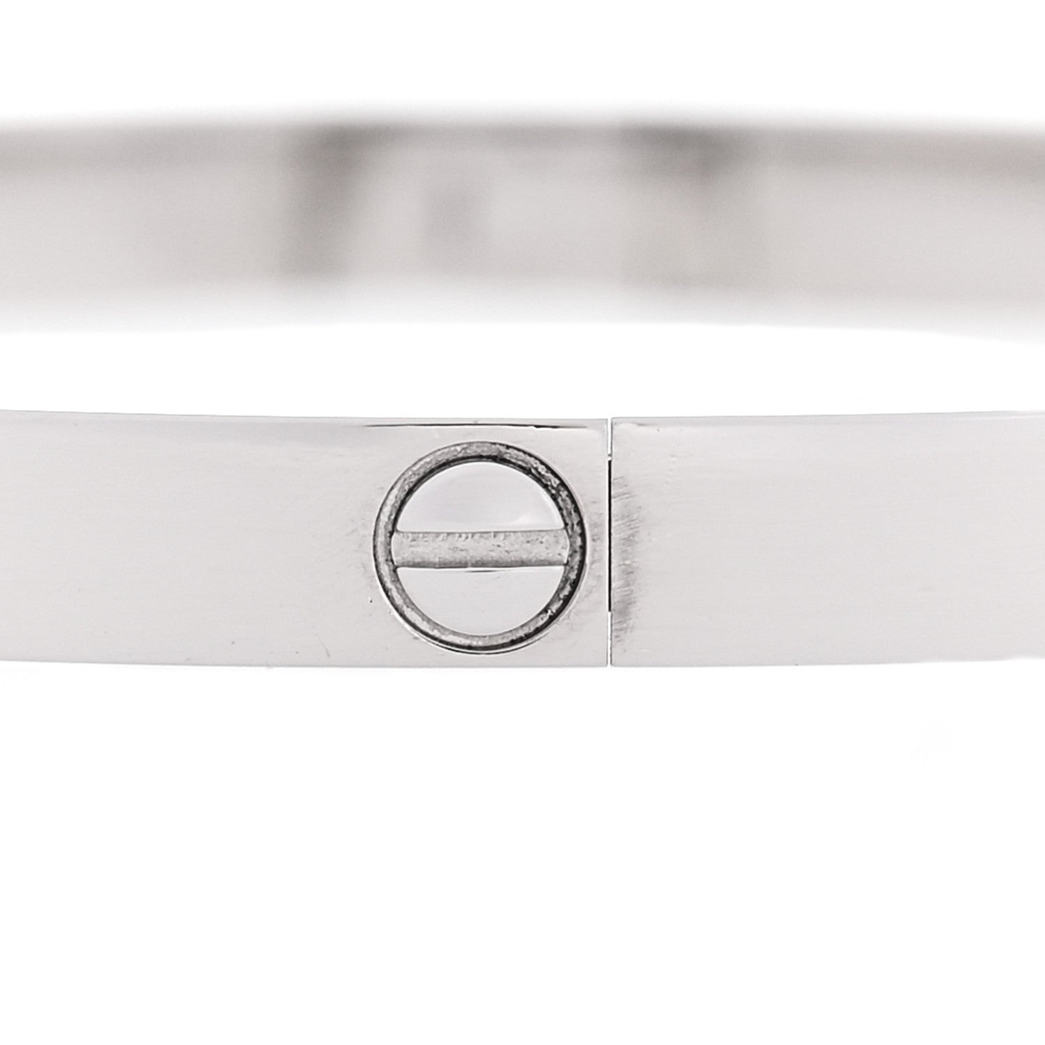 Cartier 18K White Gold Small LOVE Bracelet 16 5 of 7