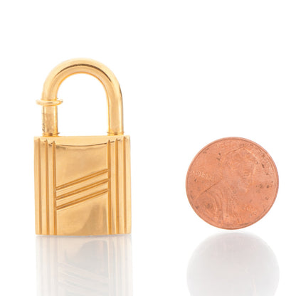 Hermes Gold Plated Cadena Lock 2 of 3