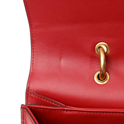 Gucci Calfskin Sylvie Web Large Queen Margaret Top Handle Bag Blue Agata Hibiscus Red Mystic White Sugar Pink 12 of 16