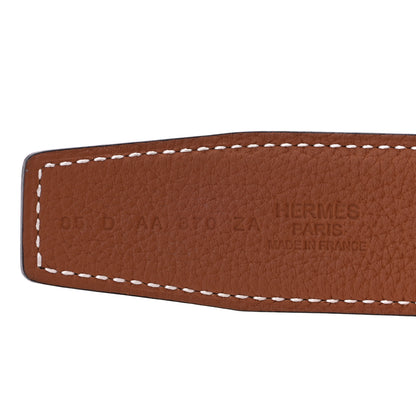 Hermes Box Togo 32mm H Belt 85 34 Black Gold 4 of 7