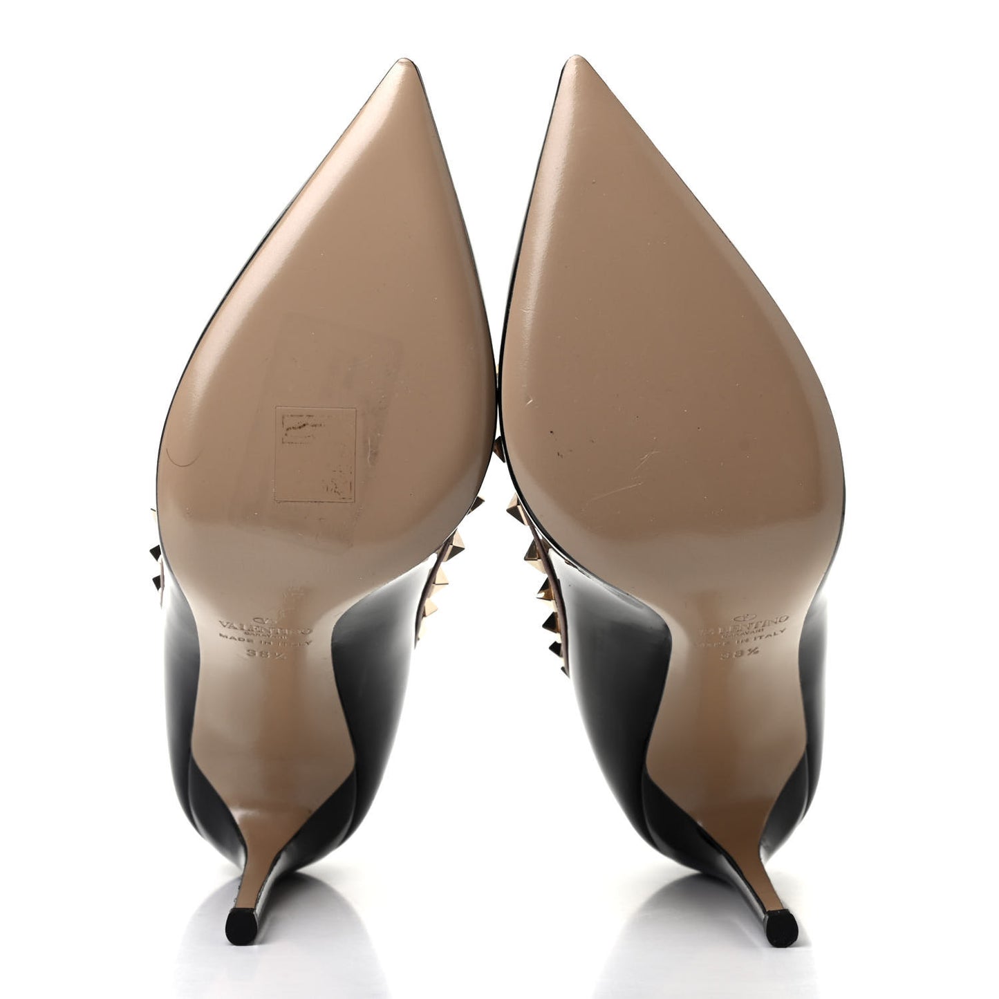 Patent Rockstud 100mm Pumps 38.5 Black Poudre