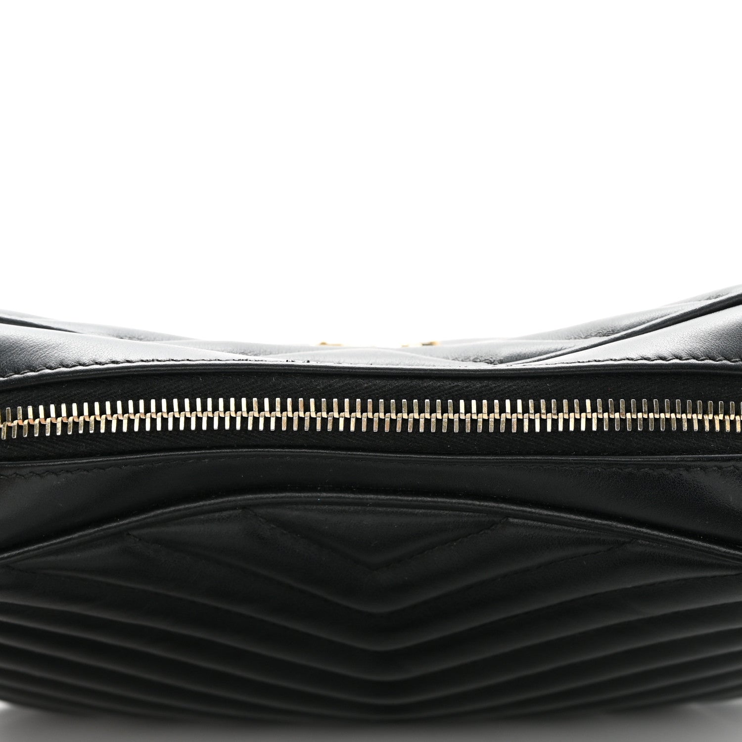 Saint Laurent Calfskin Matelasse Monogram Lou Camera Bag Black 16 of 17
