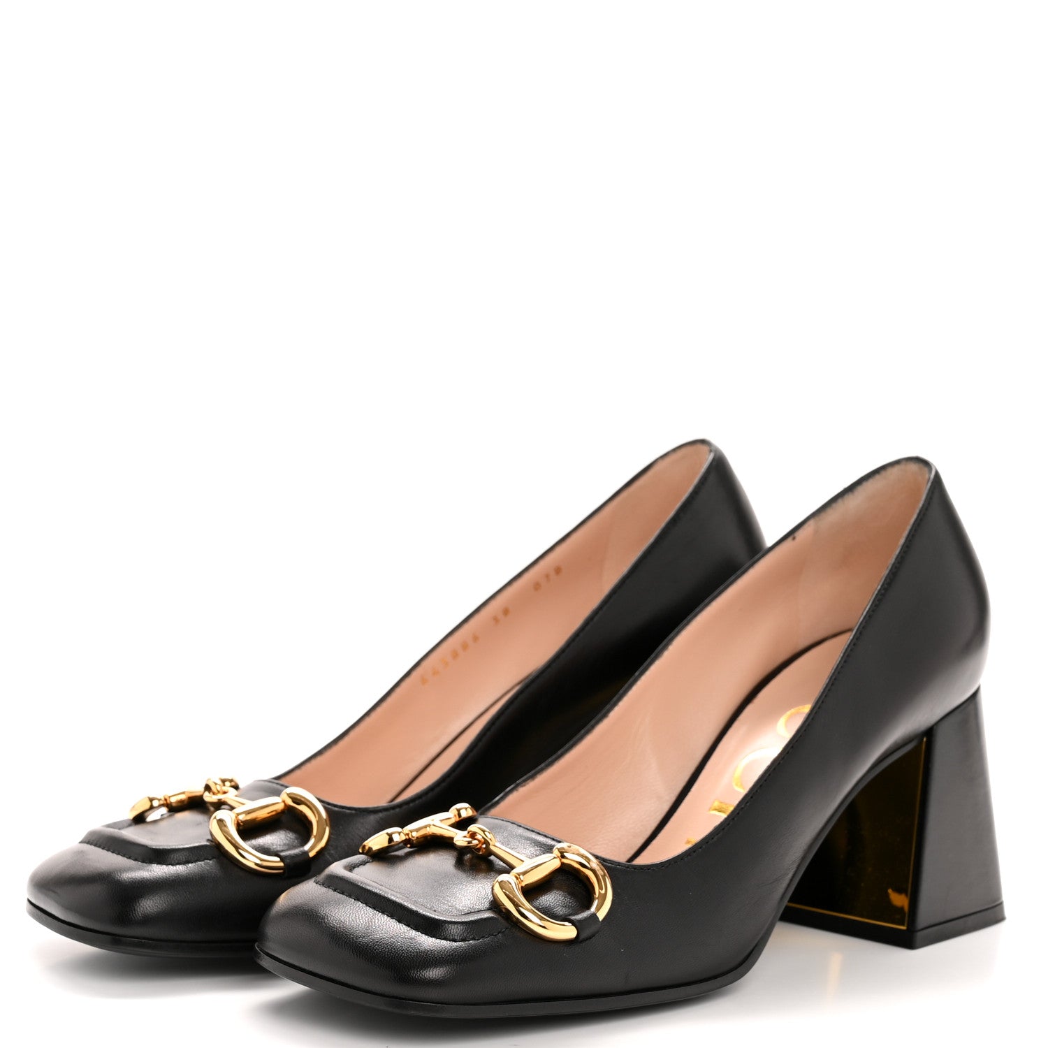 Gucci Malaga Kid Horsebit 75mm Pumps 38 Black 4 of 12