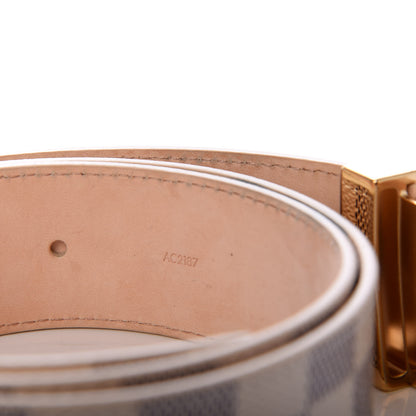Louis Vuitton Damier Azur LV Initiales Belt 90 36 3 of 6