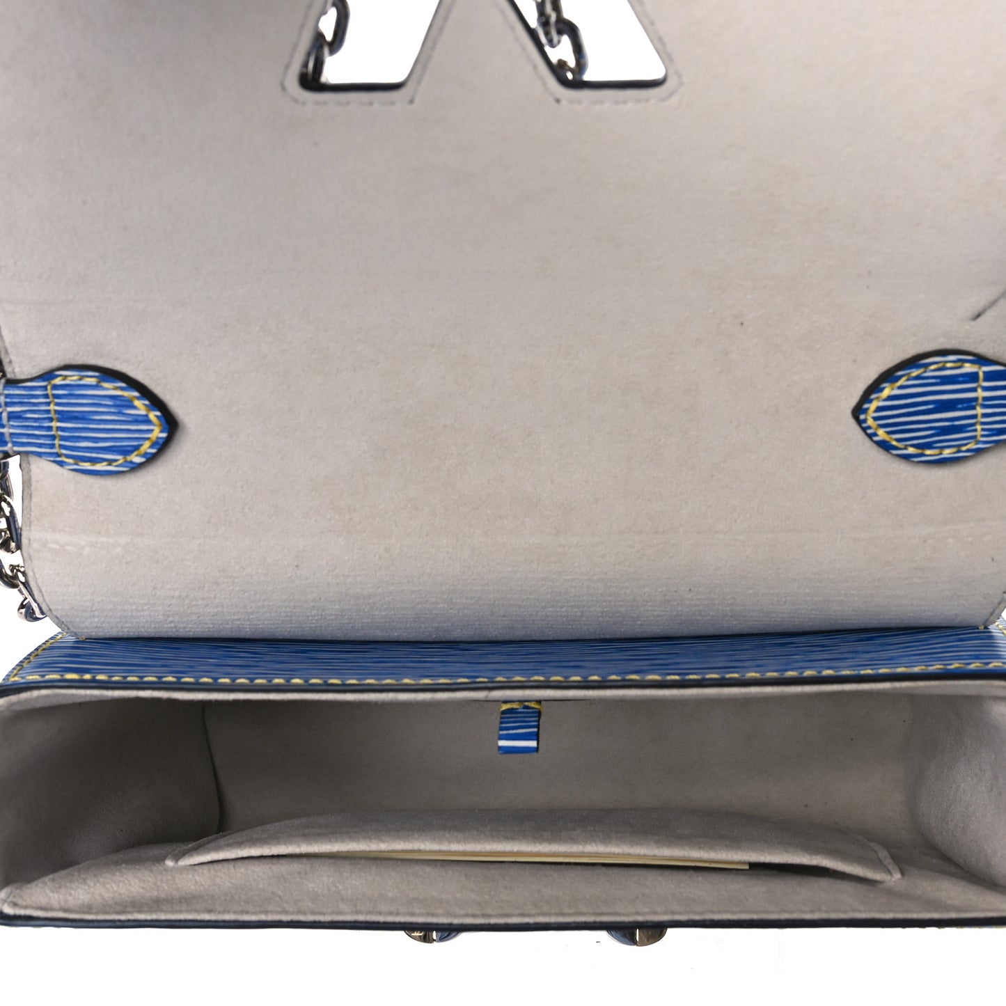 Epi Twist Shoulder Bag MM Denim Light