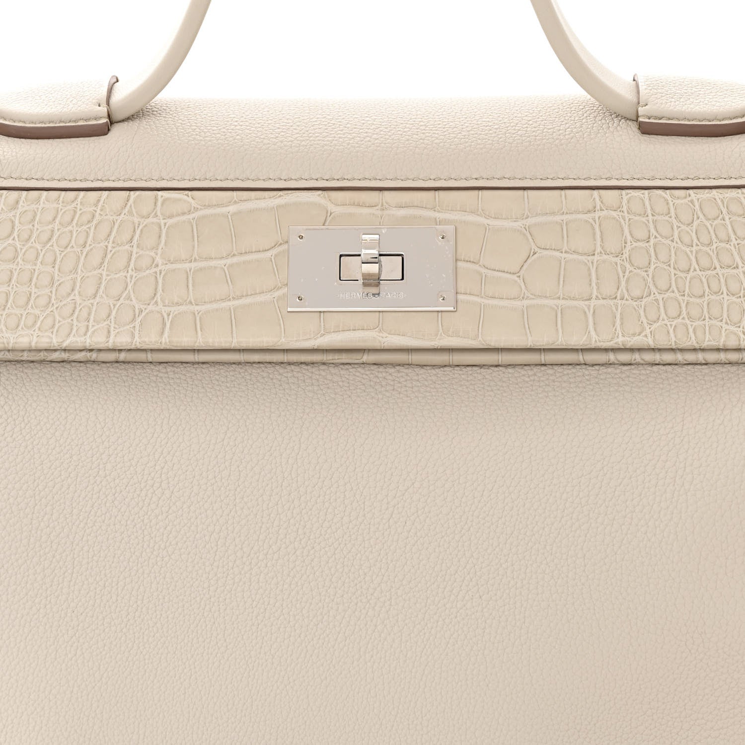 Hermes Togo Matte Alligator Swift Touch 24/24 35 Beton 8 of 11