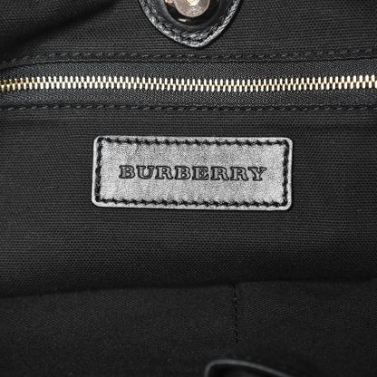 Burberry Calfskin House Check Big Crush Black 7 of 11