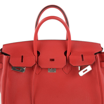 Hermes Togo Birkin 35 Rouge Casaque 12 of 22