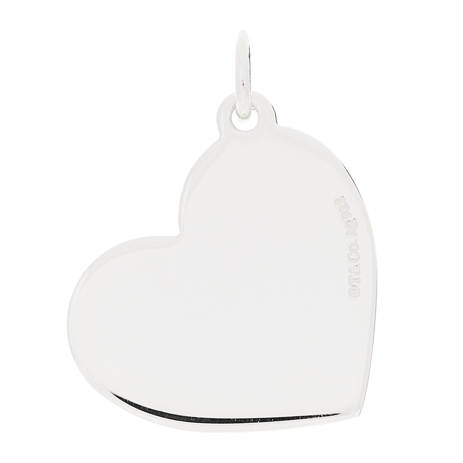 Tiffany Sterling Silver Mum Heart Charm 3 of 5