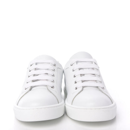 Hermes Calfskin Womens Advantage Sneakers 36.5 White 2 of 9
