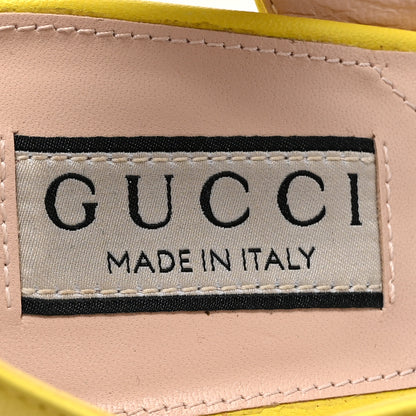 Gucci Malaga Kid Horsebit Lady 75mm Sandals 36 Acid Lime 7 of 9