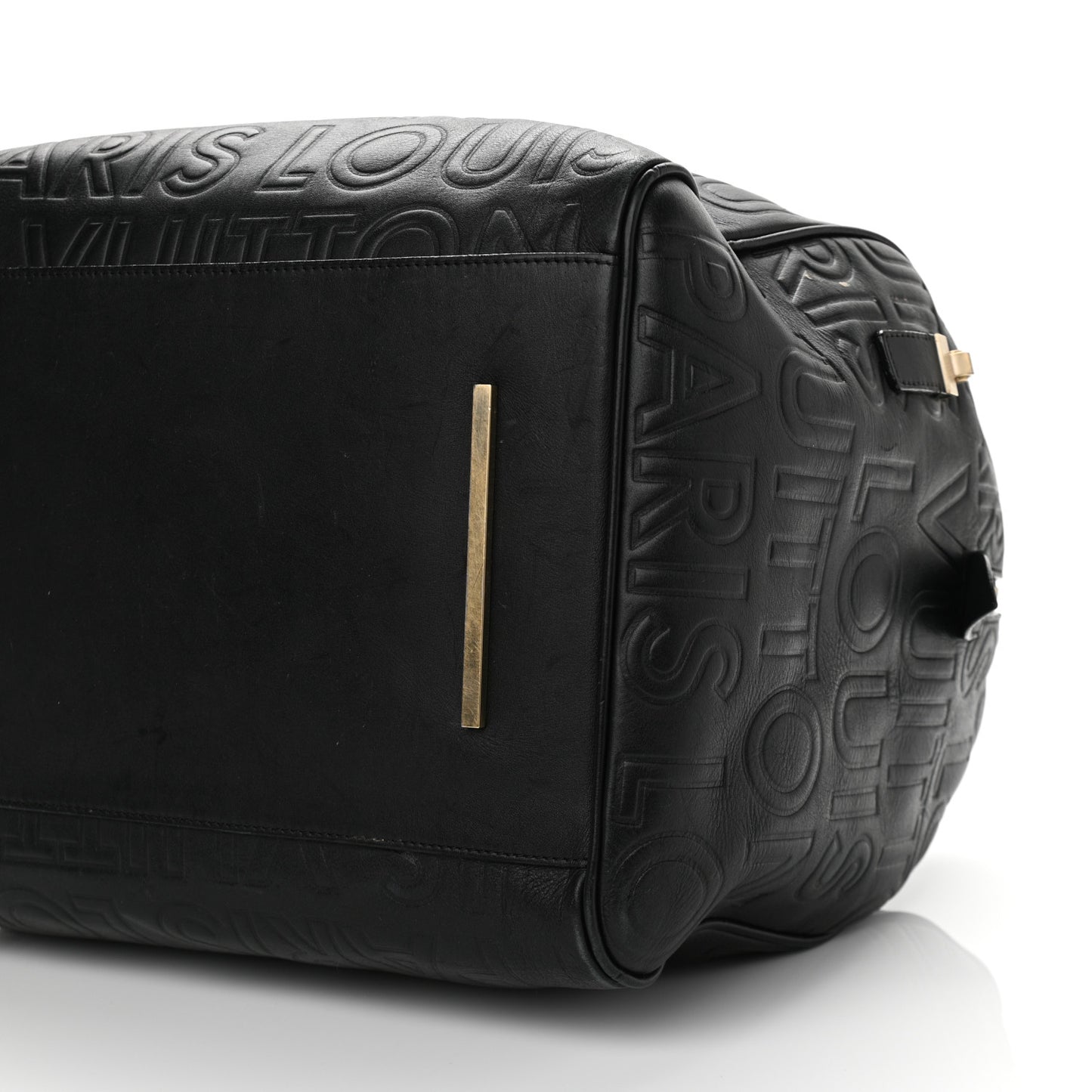 Calfskin Embossed Speedy Cube 30 Black