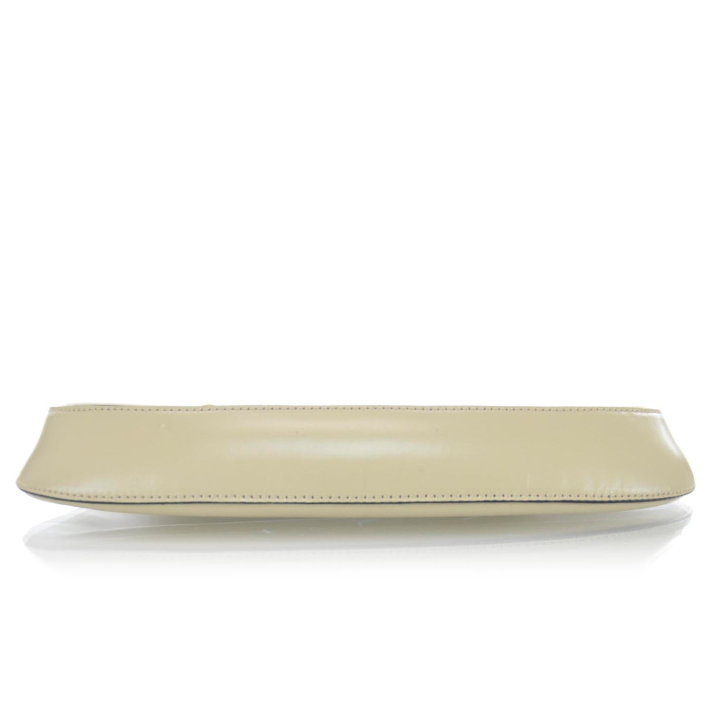 Smooth Leather Shoulder Bag Beige